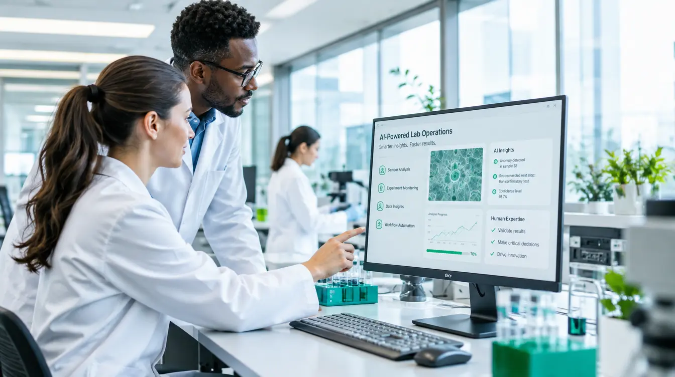 Lab team managing multiple laboratory centers from a single CrelioHealth dashboard