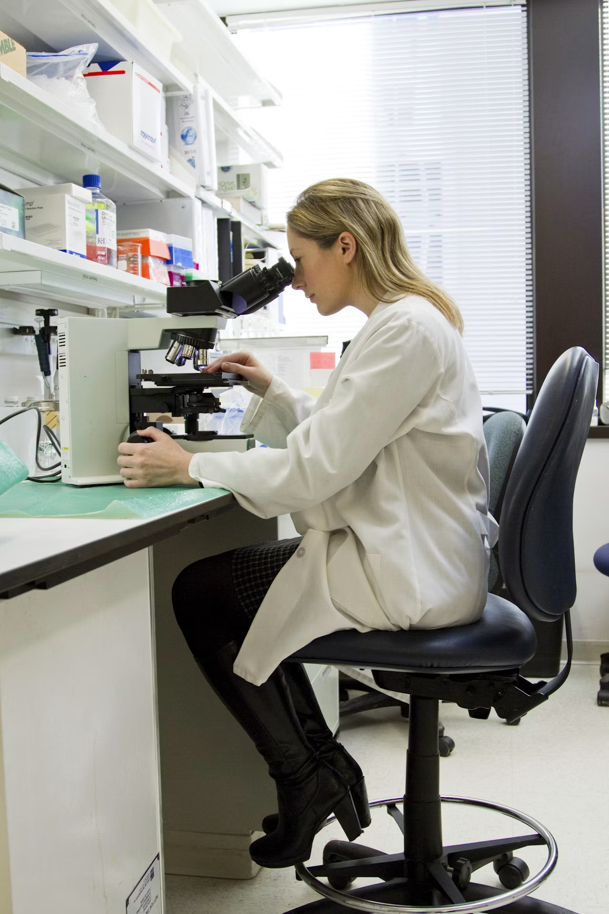 Lab professional at work