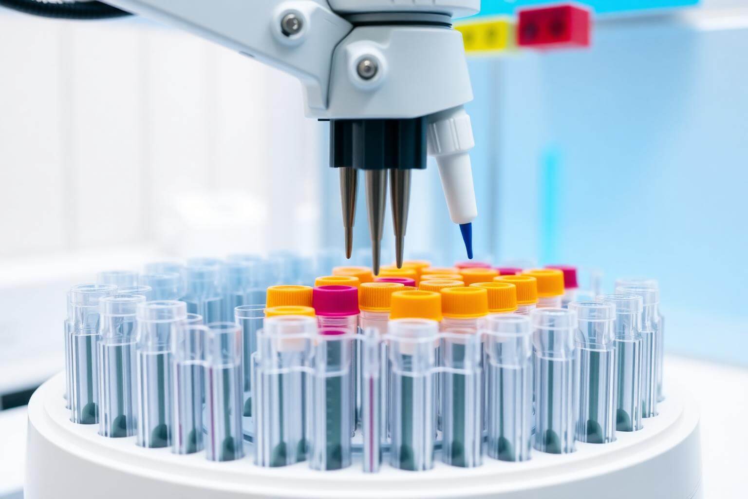 Clinical diagnostic analyzer with sample racks