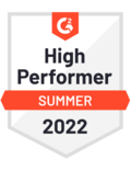 creliohealth g2 higher performer badge summer 2022