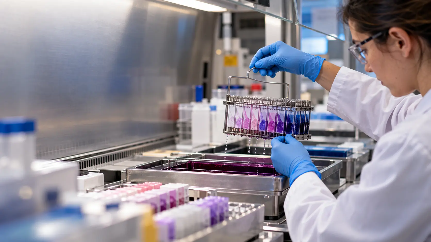 CrelioHealth laboratory software background