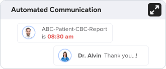 tat analytics dashboard with line graph showing test names, average time, and department counts