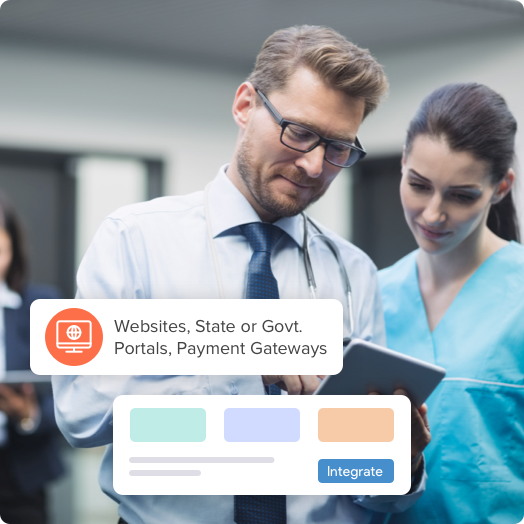 lab technician working in a diagnostic center, leveraging automation for seamless lab process management