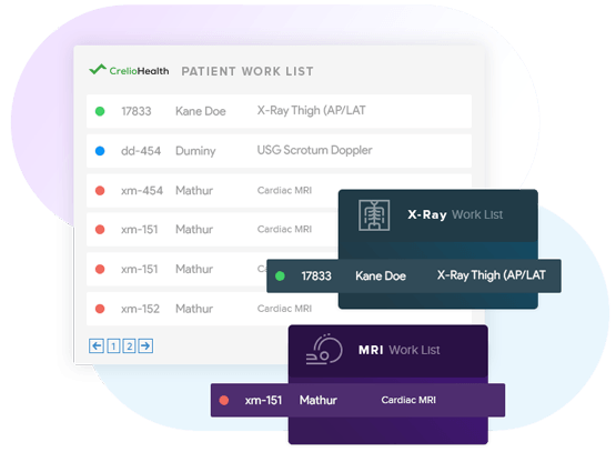 pacs software offers complete remote accessibility to patient work list from anywhere