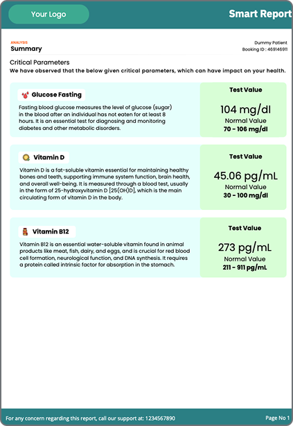 summury critical parameter 