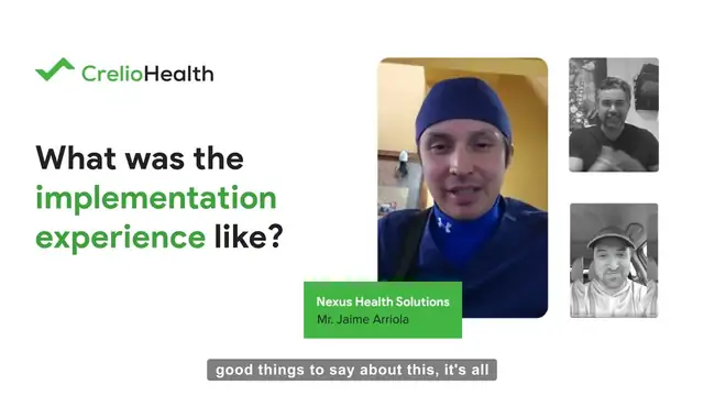 Video still: Customer success stories, Labs on CrelioHealth