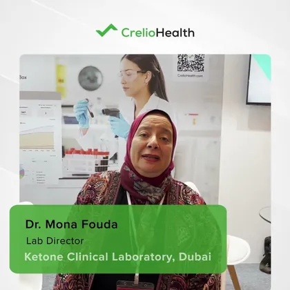 Video still: Dr. Mona Fouda, Ketone Clinical Laboratory