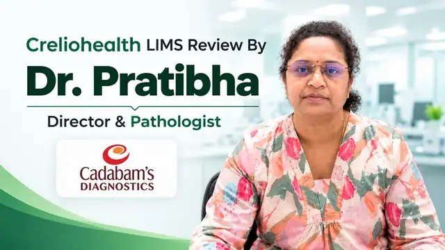 Video still: Dr. Pratibha, Cadabam's Diagnostics