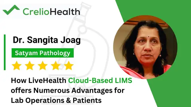 Video still: Dr. Sangita Joag, Satyam Pathology